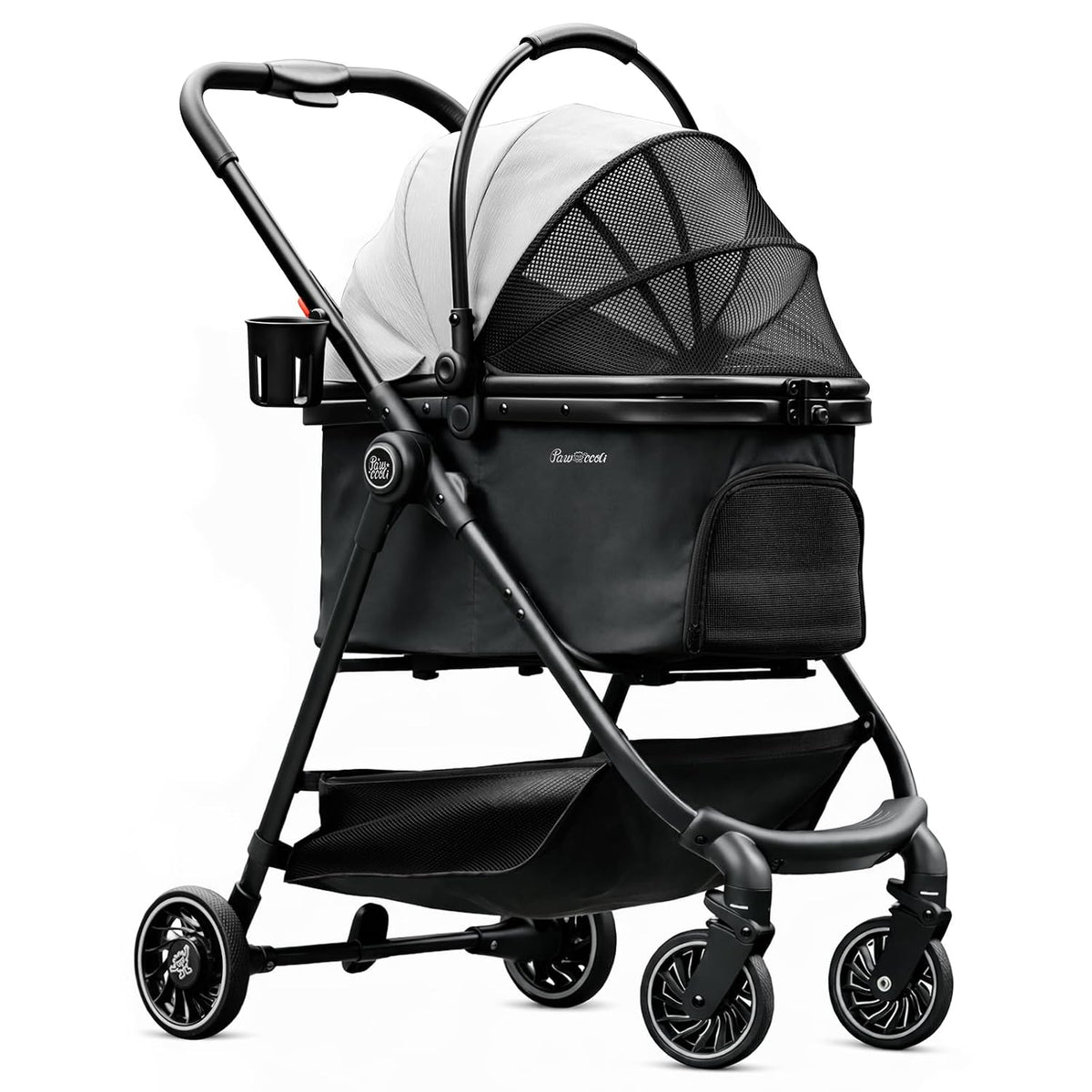 pet stroller for small dogs and cats, one-click, main product view