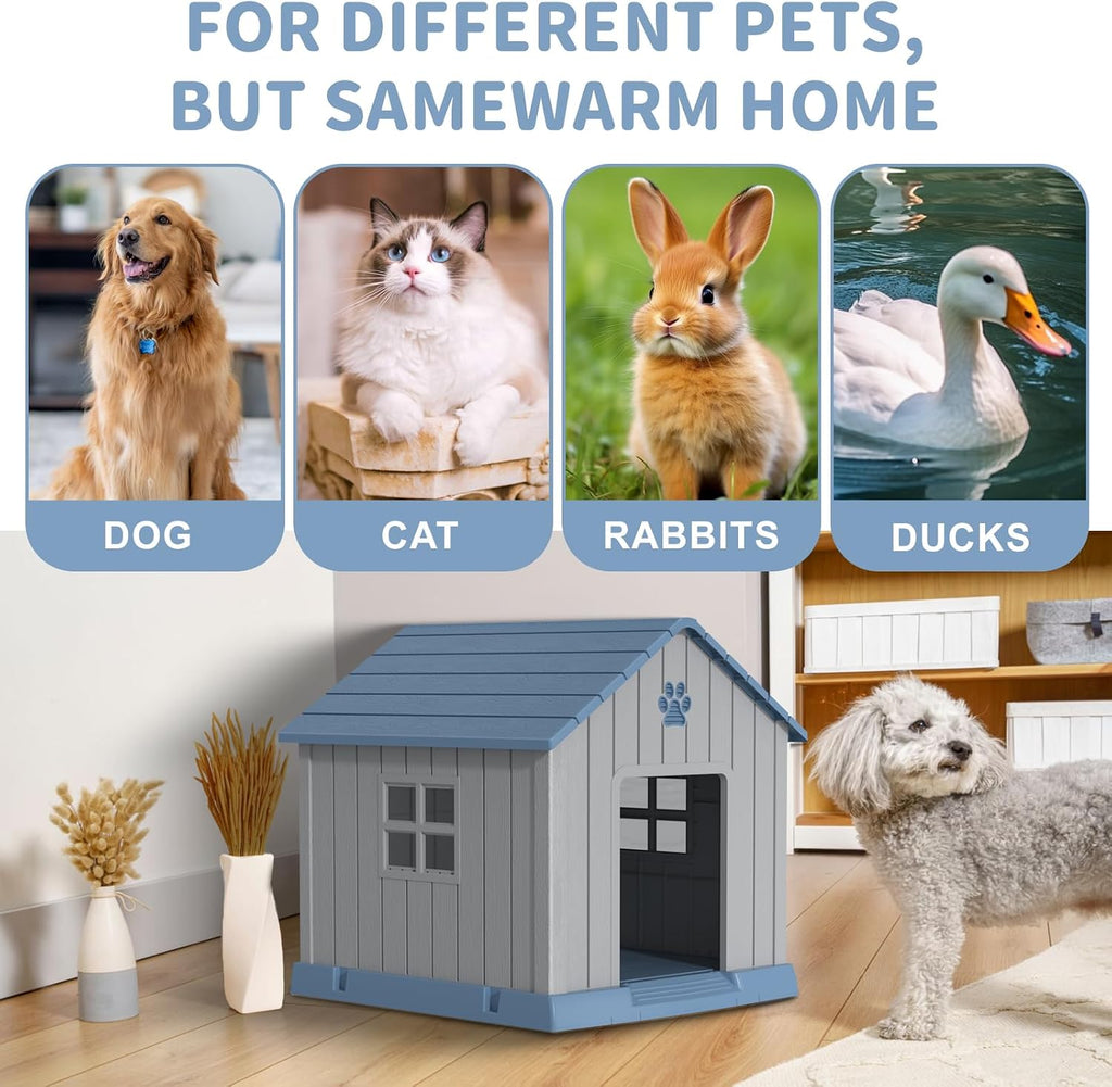 drato dog house indoor outdoor for small to on a desk or shelf