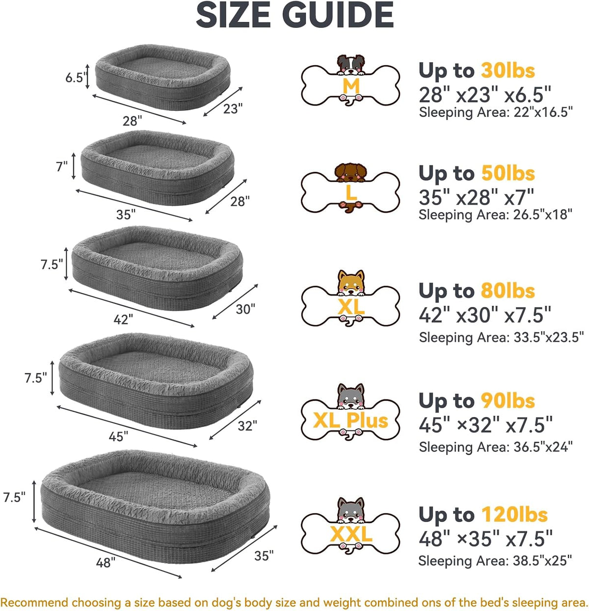 joejoy xxl orthopedic dog bed for large dogs on a desk or shelf