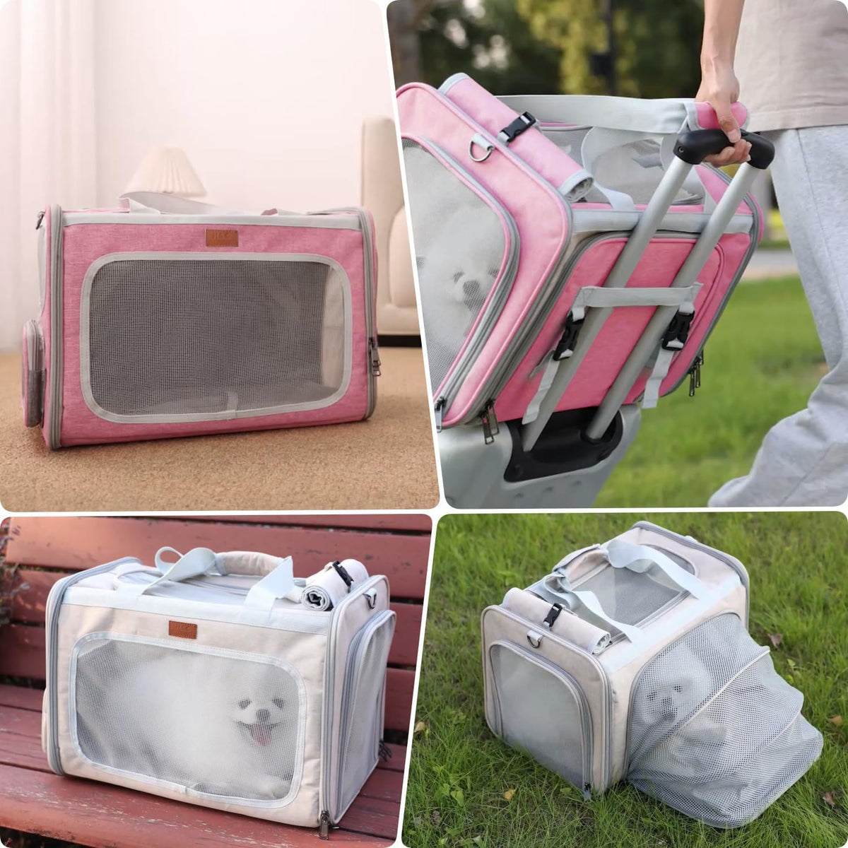 soft cat carriers pink small dog carrier airline showing dimensions