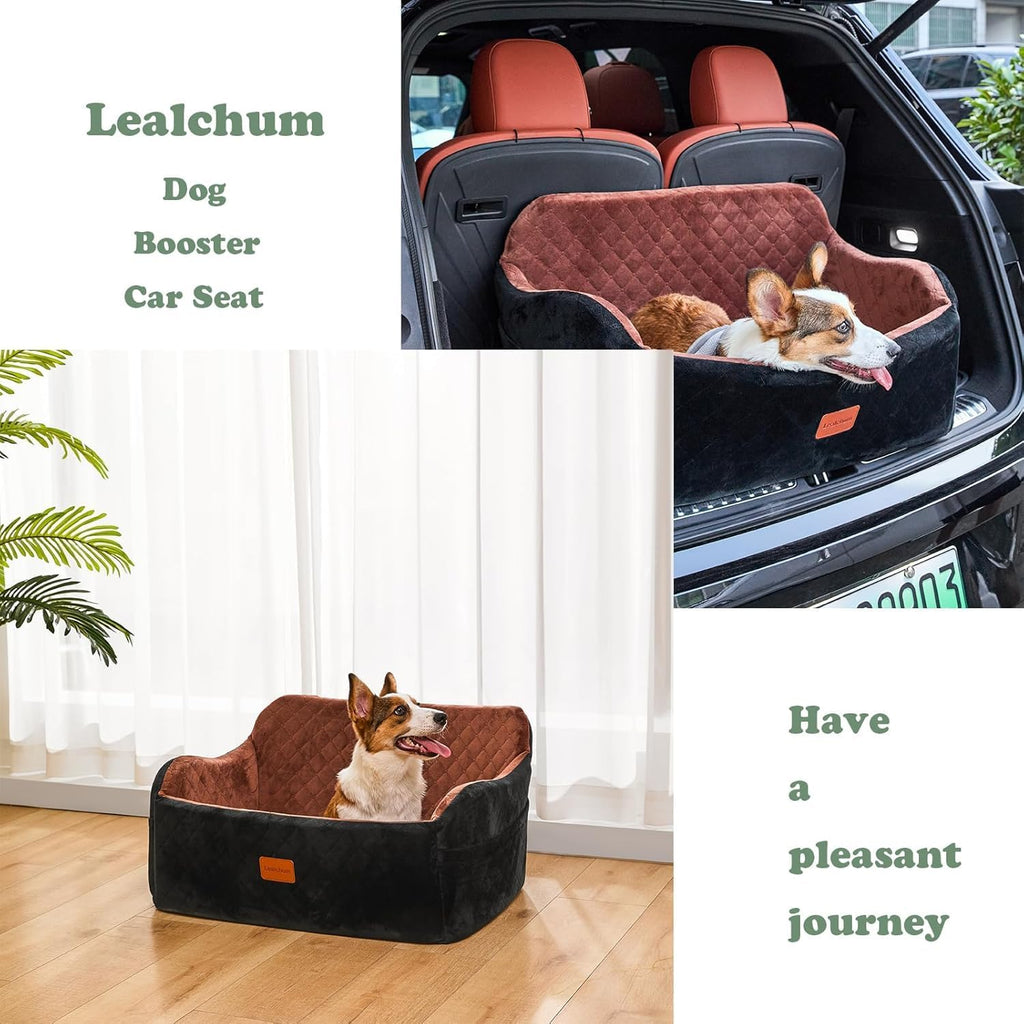 lealchum dog car seat for medium/large dogs,2 clip-on, package contents