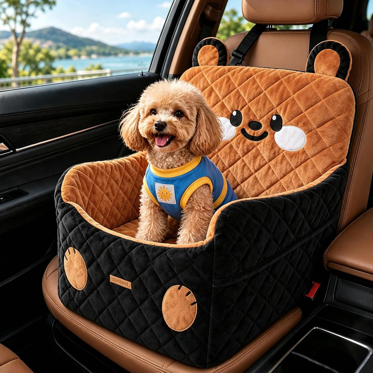 dog car seat for small medium dogs up, main product view