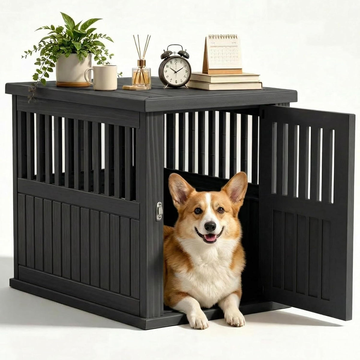 efu 32 inch small dog crate furniture, indoor, main product view
