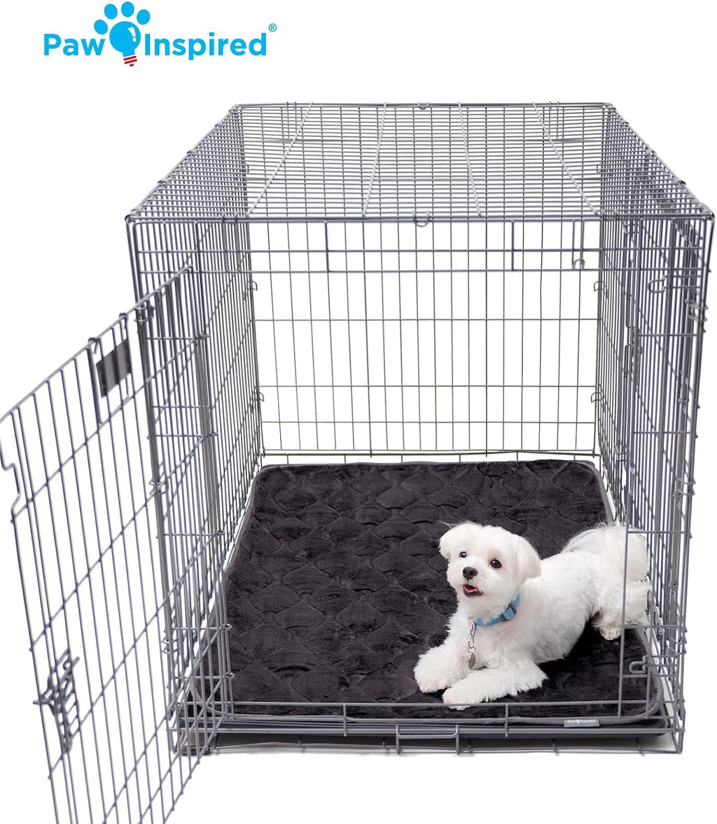 paw inspired washable padded crate mats for dogs, package contents