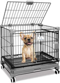 homey pet 24 inch stackable small dog crate, main product view