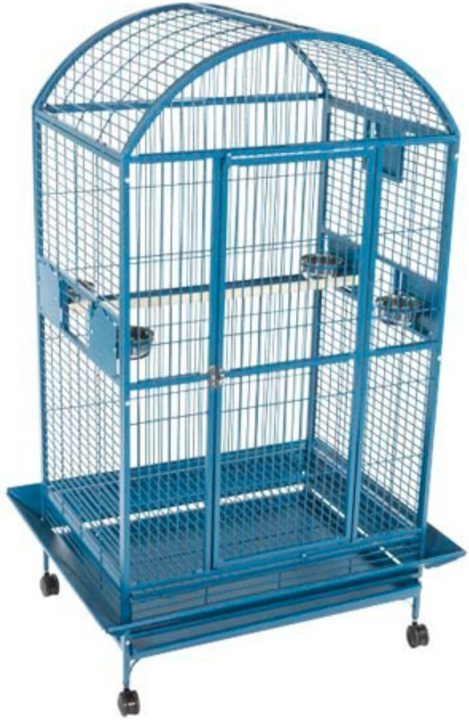 a&e cage 9004030 platinum dome top bird cage shown in use