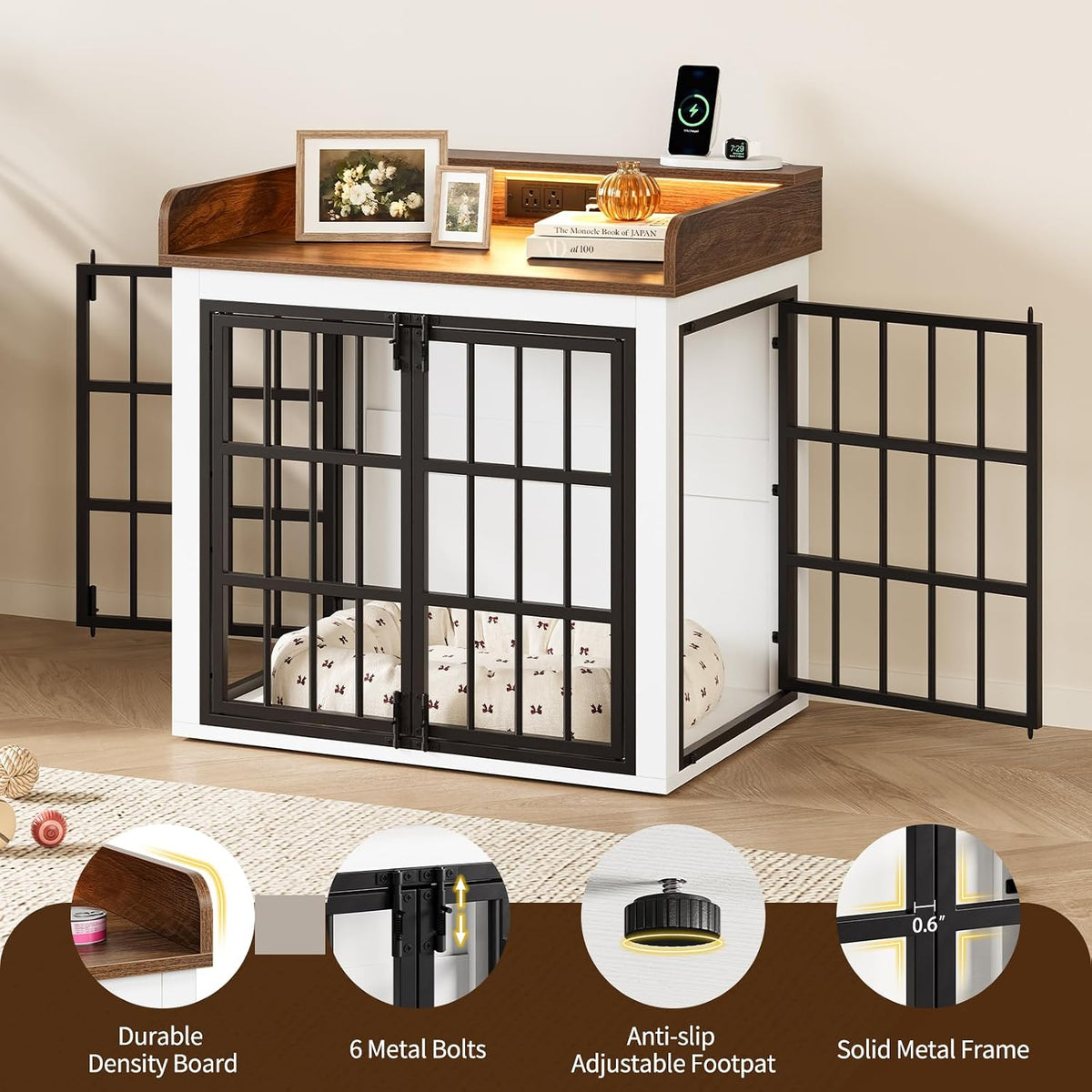 dog crates for small dogs - 27.5" furniture on a desk or shelf