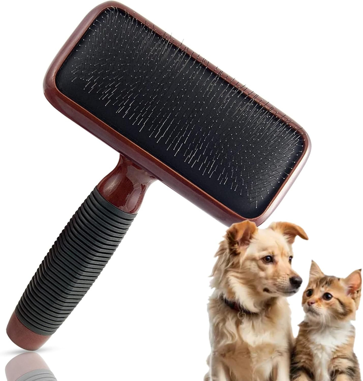 kenchii medium slicker brush for dogs, detangling and, main product view