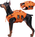 kuoser dog life jacket, high flotation reflective dog, main product view
