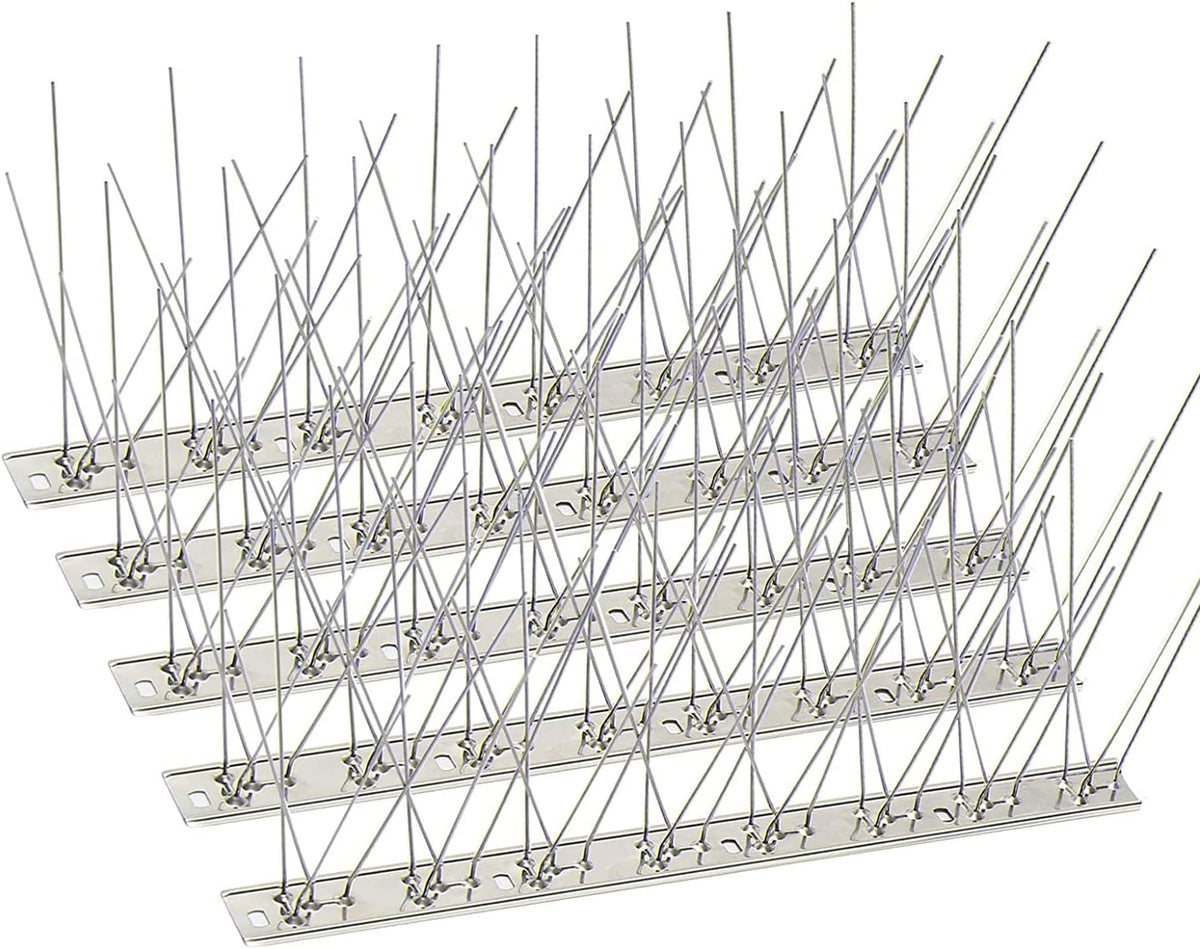 kky bird spikes stainless steel base, metal bird, main product view