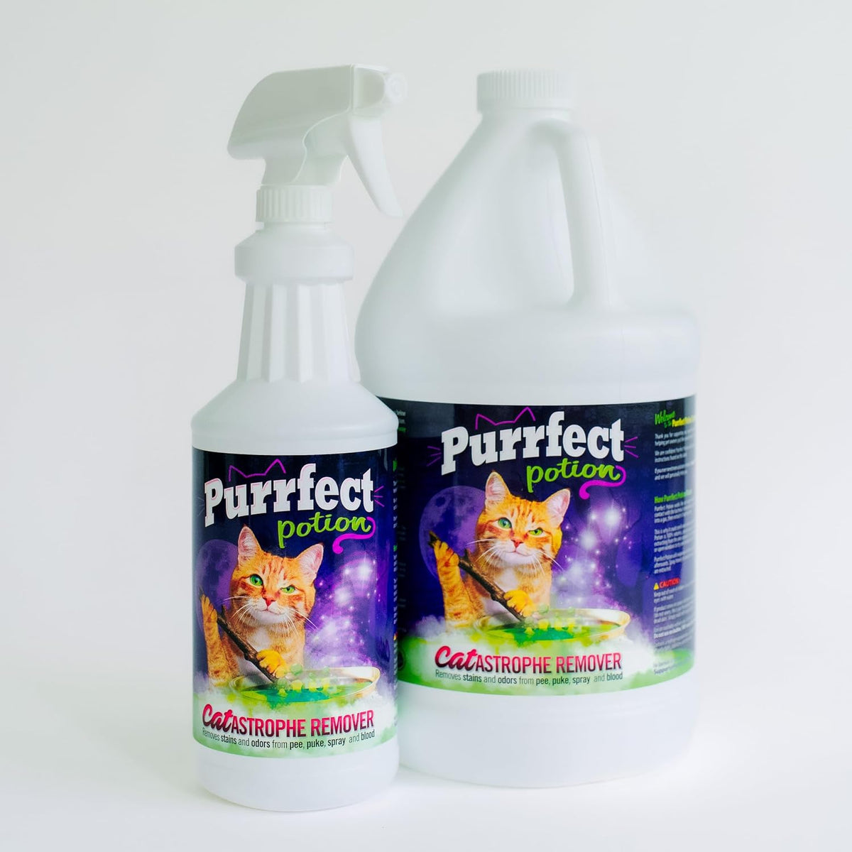 purrfect potion® catastrophe remover® (starter pack: 1 quart, main product view