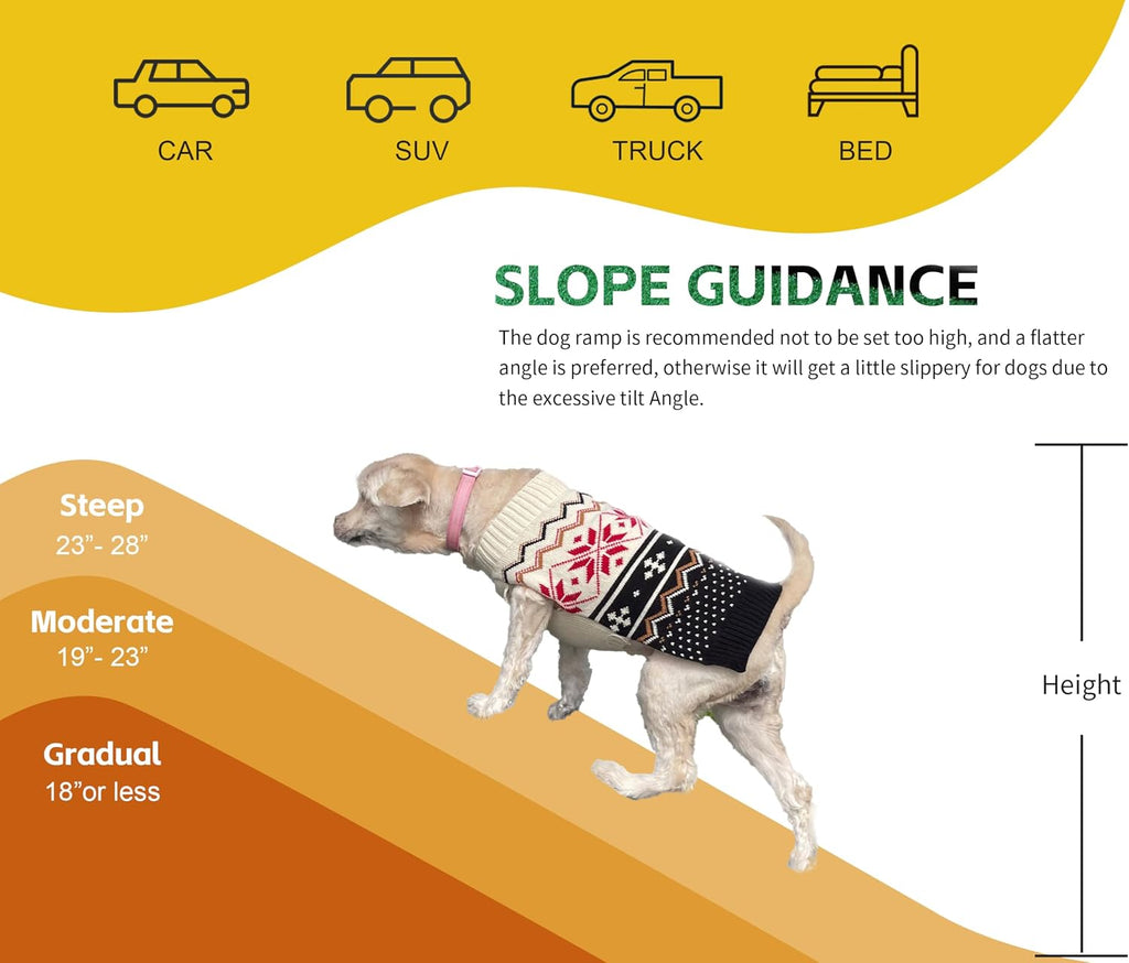 maxworks foldable dog ramp for cars suvs beds, package contents