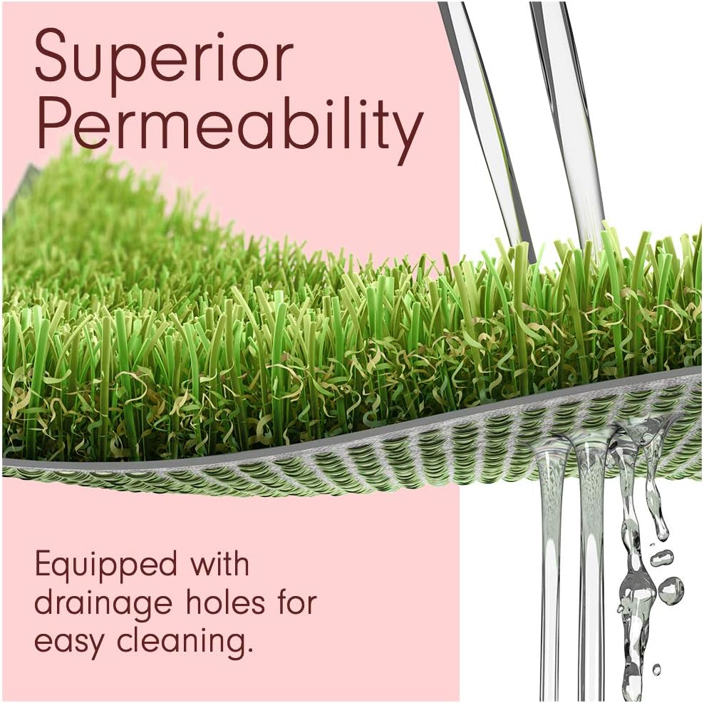 7.5 x 5 feet premium synthetic turf for showing dimensions