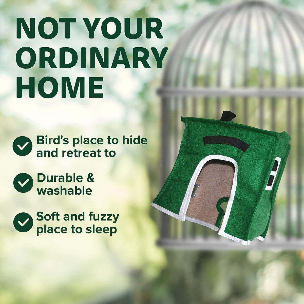 crazy k farm - avian haven bird hut showing dimensions