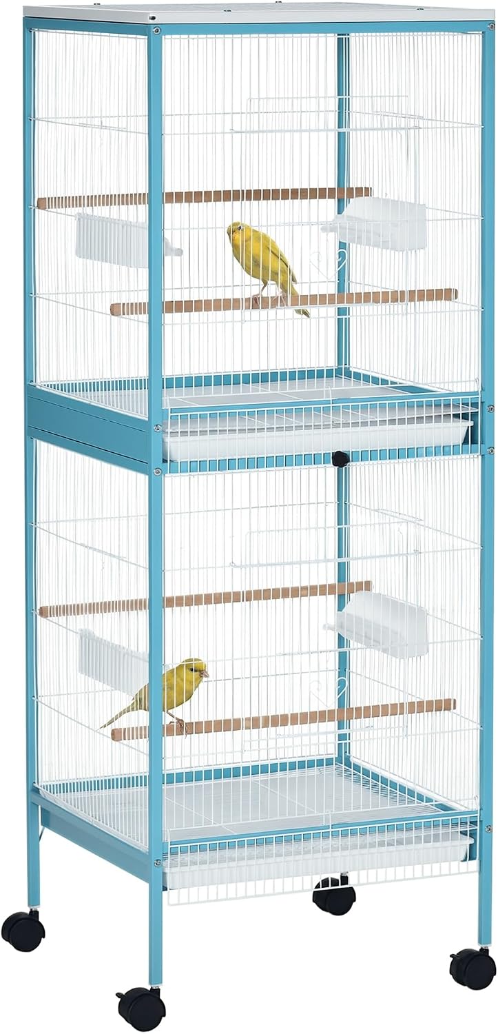 pawhut large bird cage 1.7 ft. width for, main product view