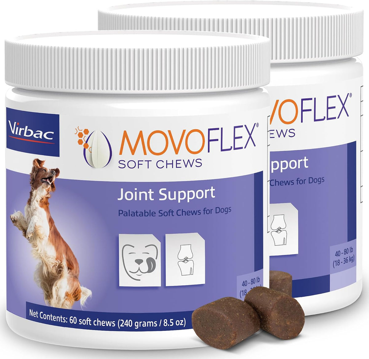 movoflex soft chews hip and joint support supplement, main product view