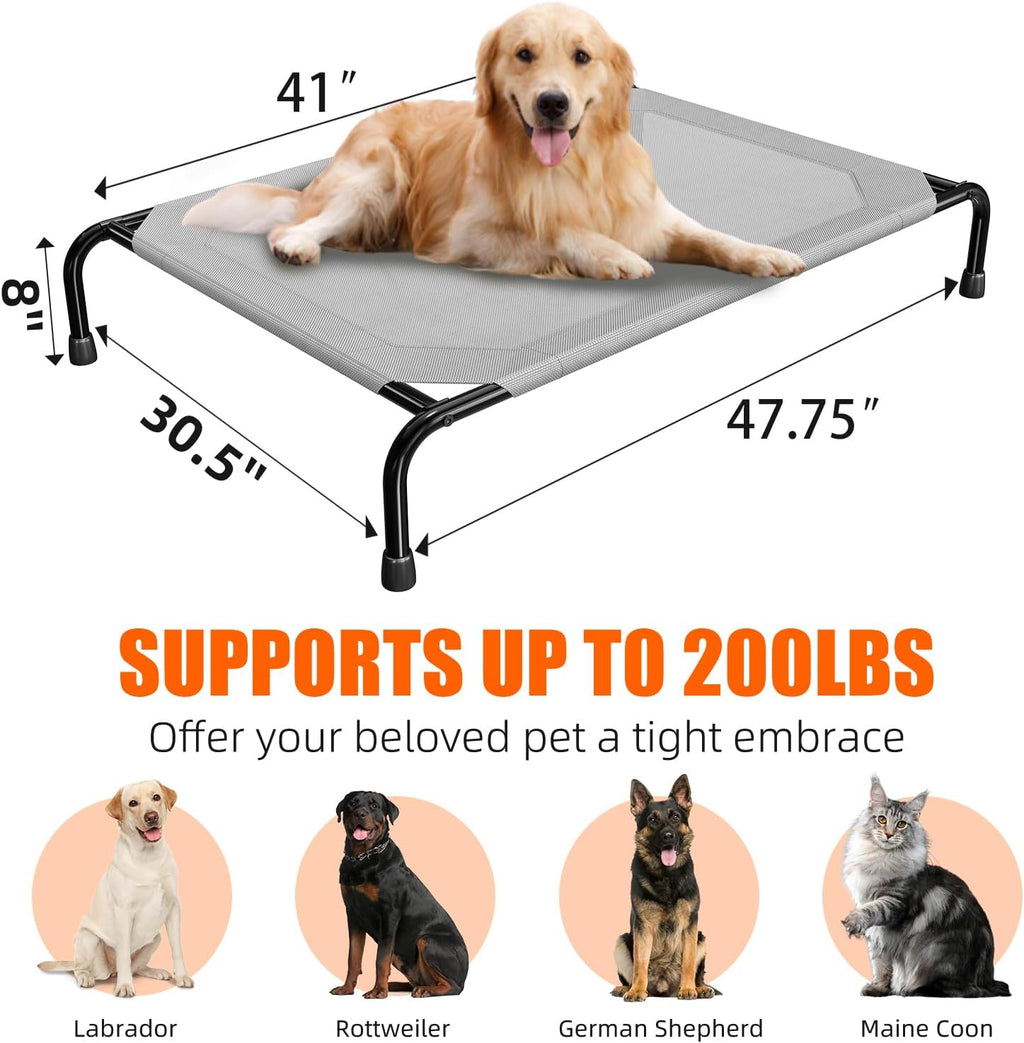 simple trending raised dog bed for large dogs on a desk or shelf