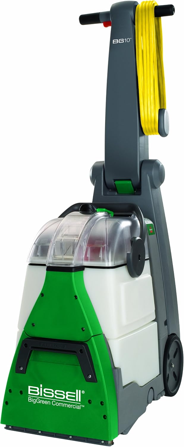 bissell biggreen commercial deep cleaning 2 motor extractor shown in use
