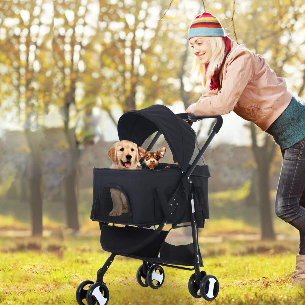 dog stroller cat stroller pet stoller 3-in-1 folding, package contents