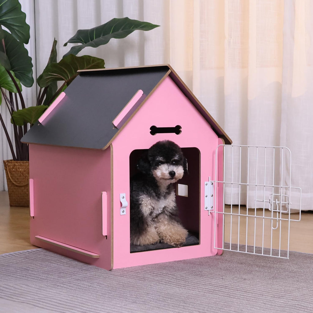 rypetmia indoor dog house for small dogs &, side view