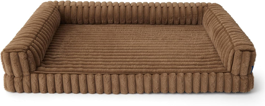 bedsure comfyfleece® memory foam orthopedic xxl dog bed, view 11