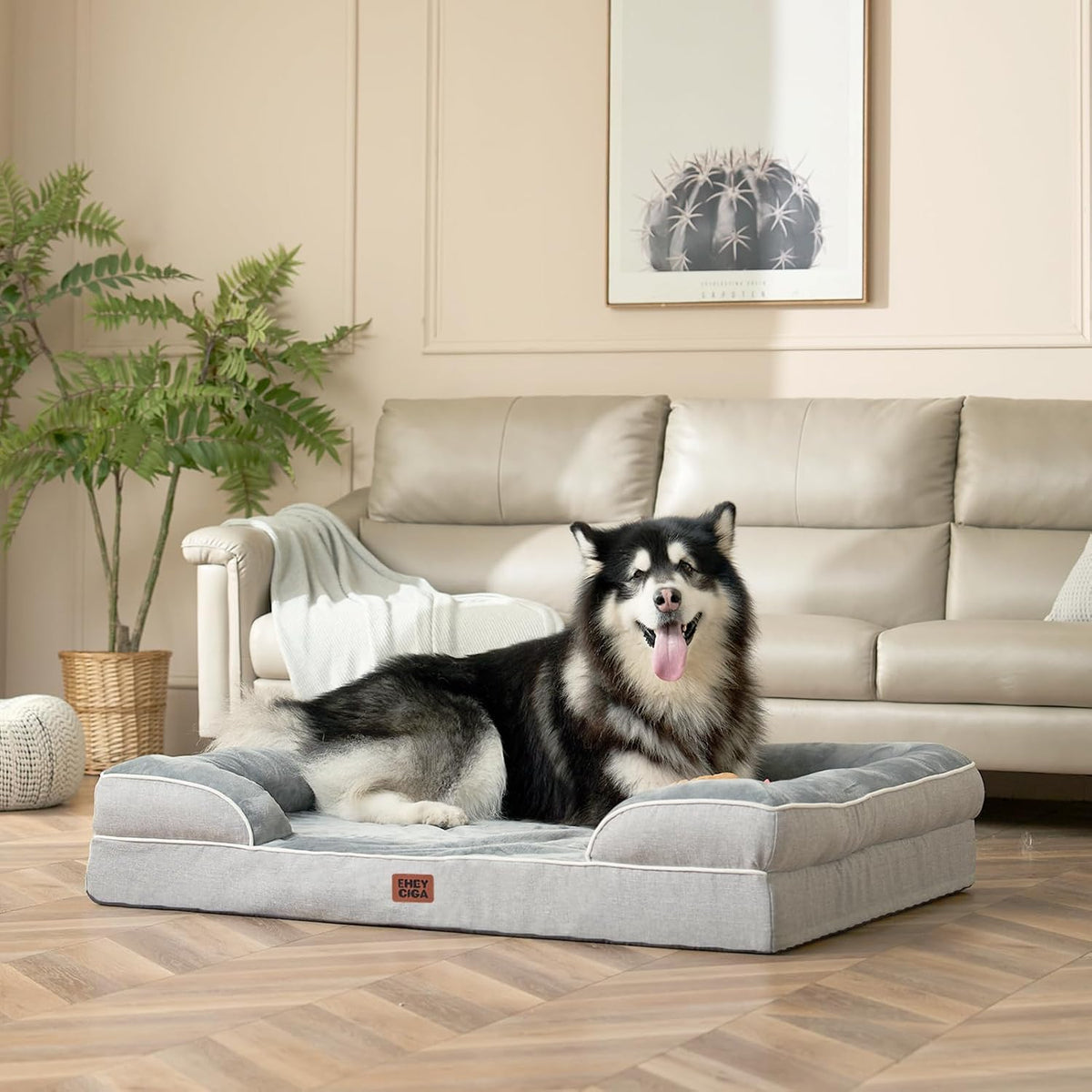 eheyciga orthopedic extra large dog bed, waterproof washable, view 9
