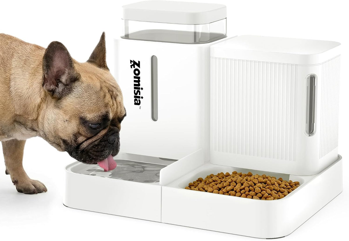 zomisia gravity dog food and water dispenser, 1.6, main product view