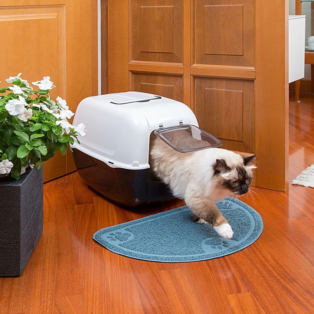 ferplast - cat litter box - litter tray, close-up detail
