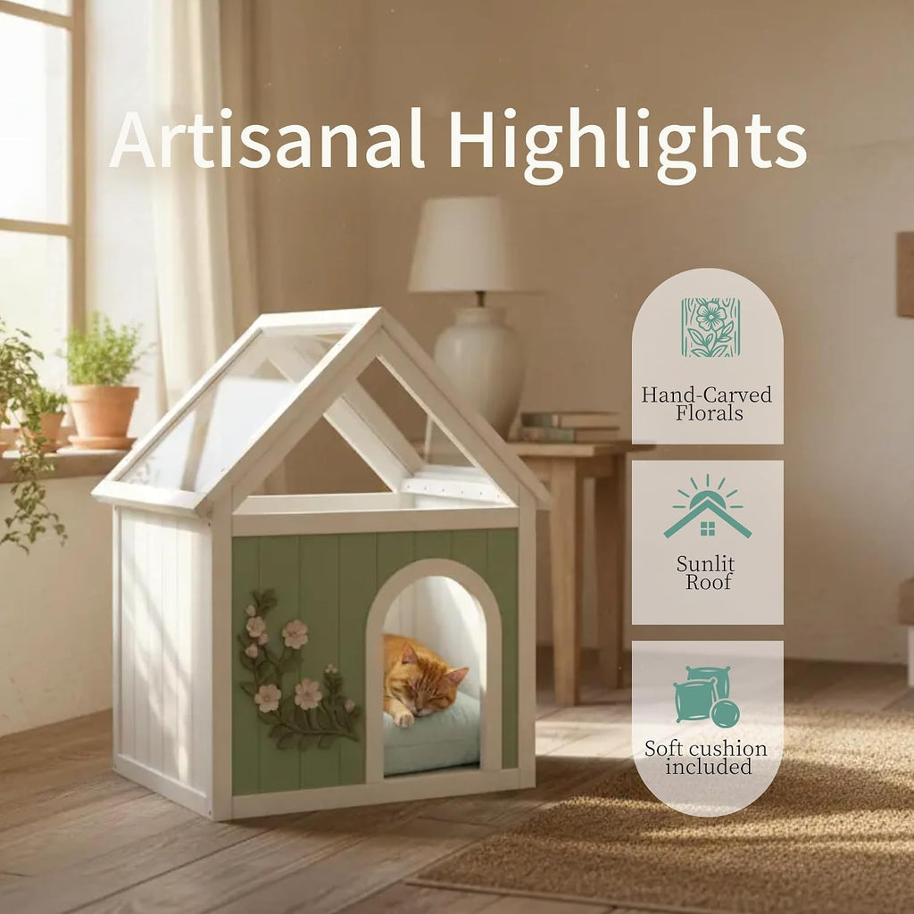 modern indoor dog house for small dogs, solid, view 9