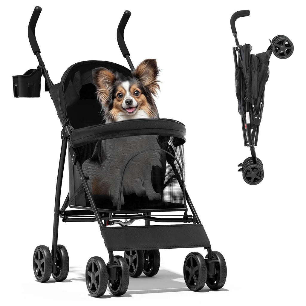 magshion compact fold pet travel stroller for small, main product view