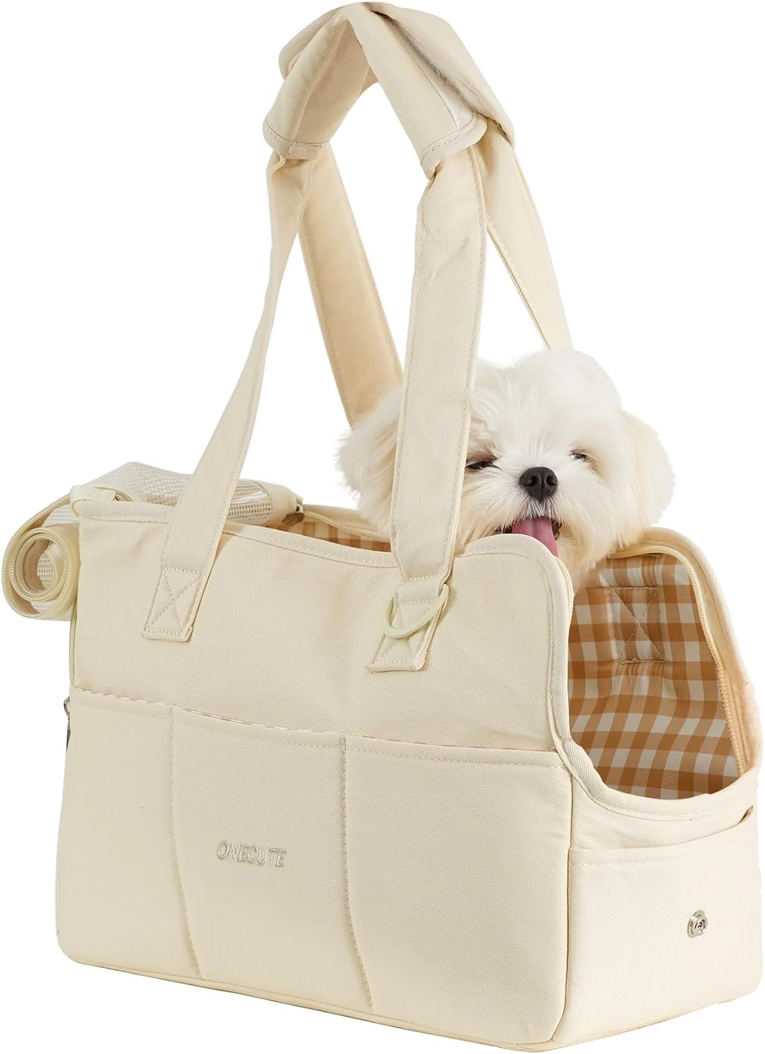 onecute dog carrier for small dogs rabbit cat, main product view