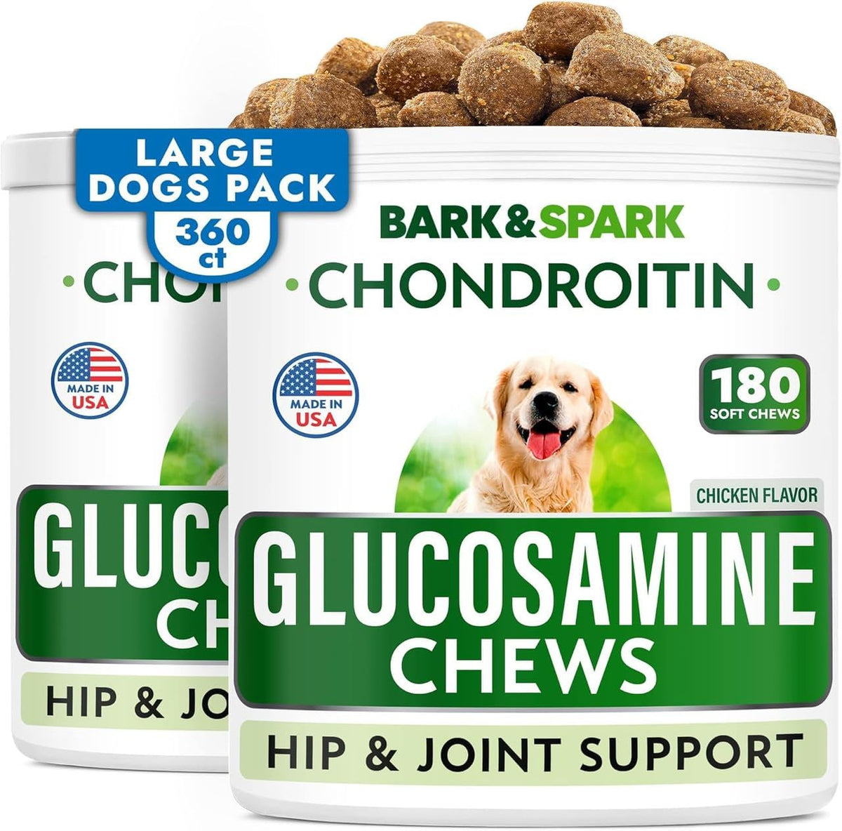 glucosamine chondroitin dog hip & joint supplement, main product view