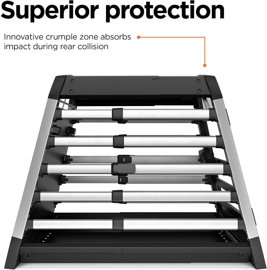 thule allax dog crate xl, side view