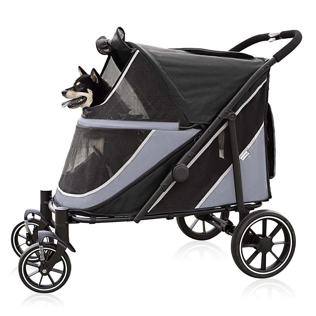 dog stroller for medium/large dogs one-click folding, extra, main product view