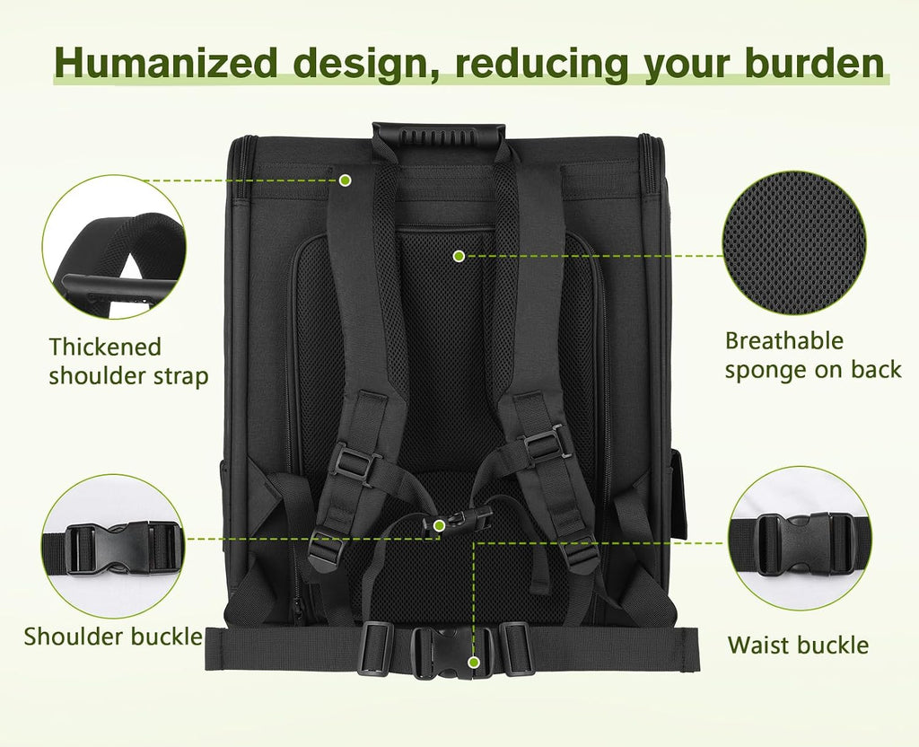 pecute cat backpack breathable, cat carrier backpack expandable on a desk or shelf