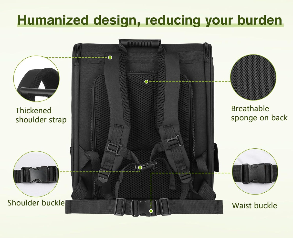 pecute cat backpack breathable, cat carrier backpack expandable on a desk or shelf