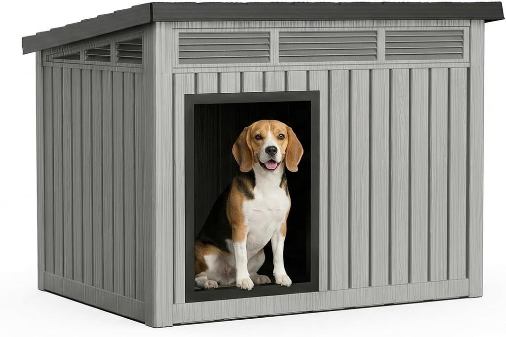 vixzen dog house outdoor & indoor, medium size, main product view