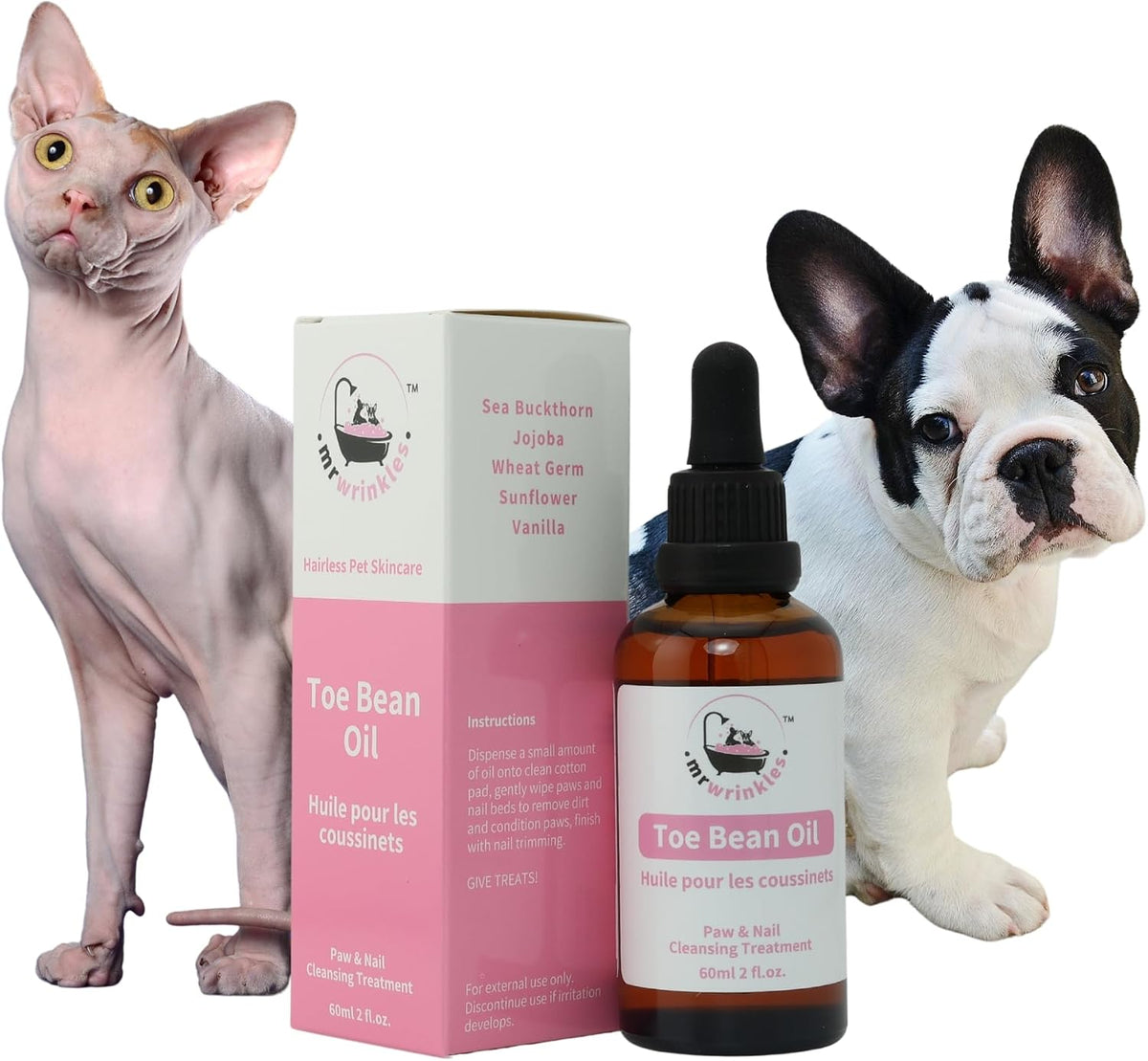 toe bean oil paw & nail care for, main product view