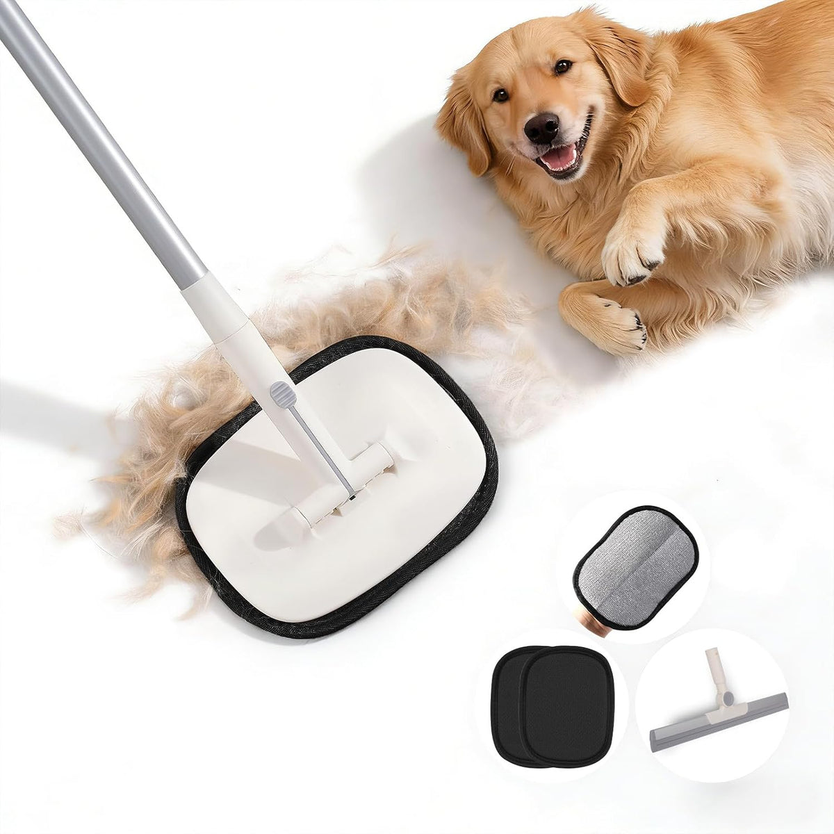 pet hair remover for cat & dog, reusable, main product view