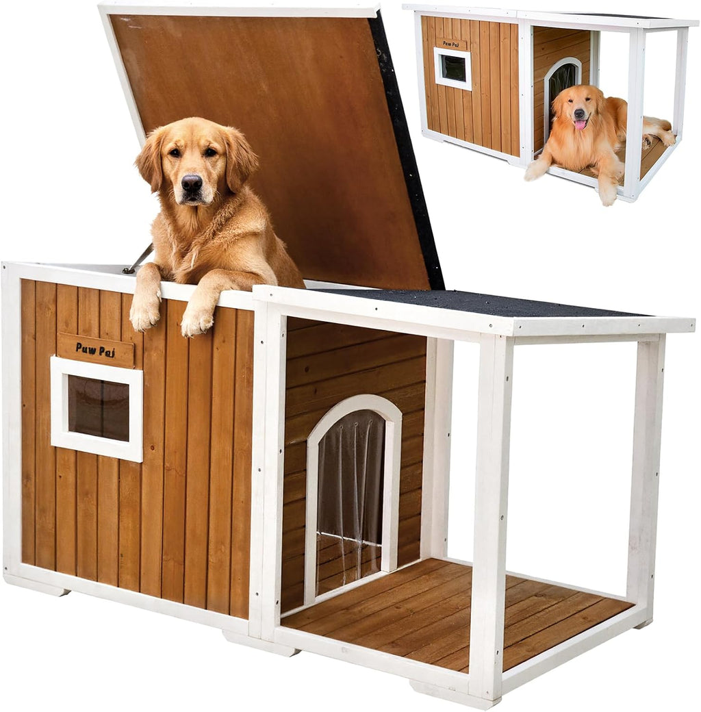 dog house outdoor large breed, 59” insulated dog, main product view