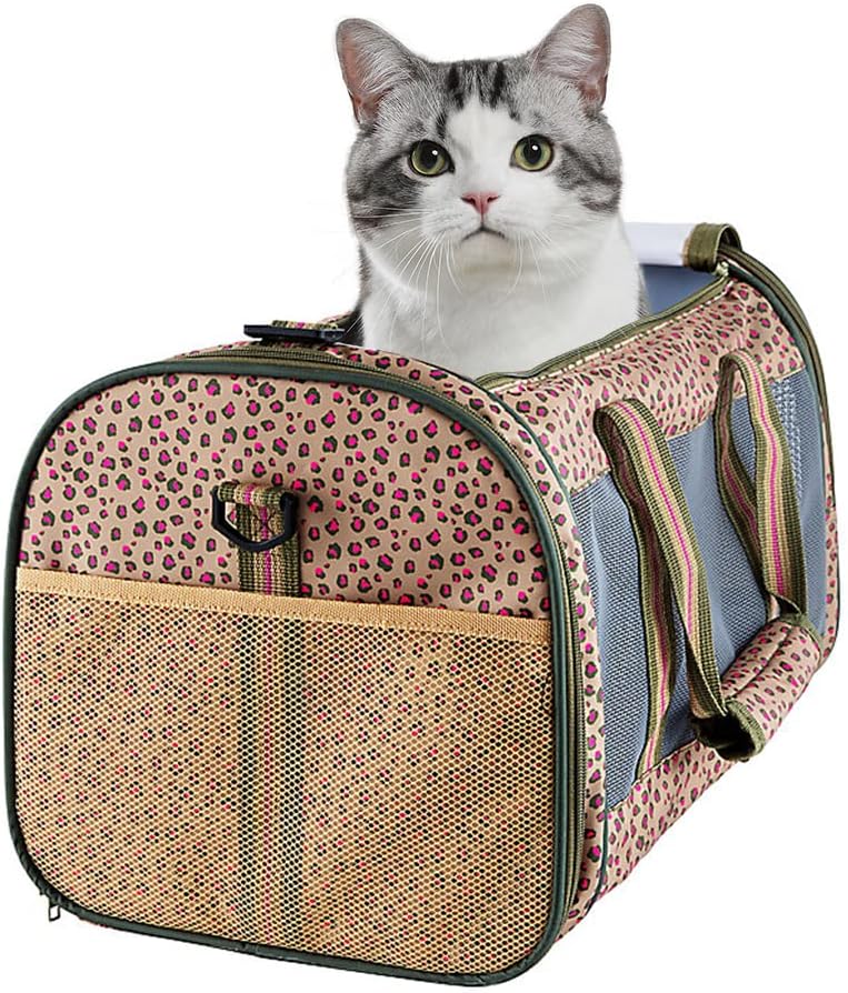 soft-sided kennel pet carrier, airline approved travel handbag, main product view