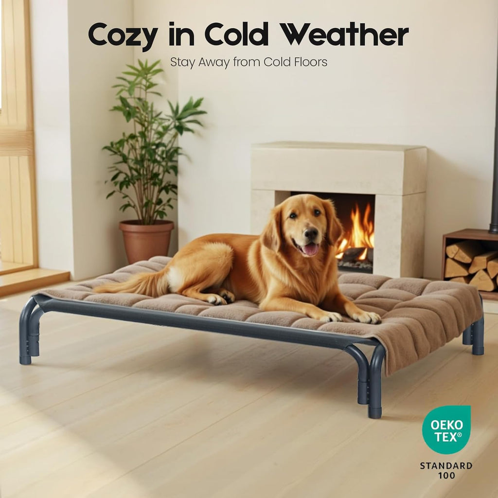 elevated dog bed raised outdoor dog cot for, view 9