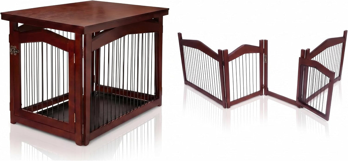 merry pet 2-in-1 configurable pet crate and gate, main product view