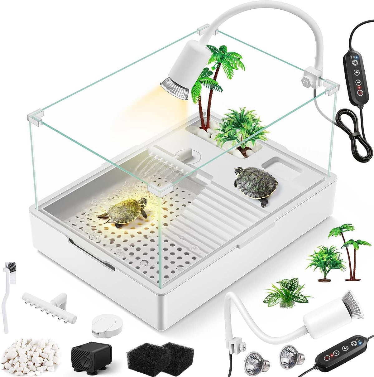 moonorange turtle tank kit(tank + light + water, main product view