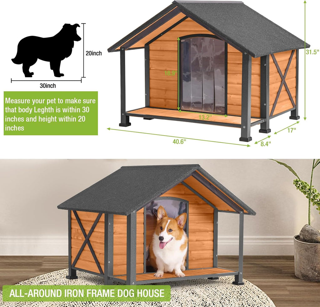 gutinneen dog house outdoor & indoor insulated dog, package contents