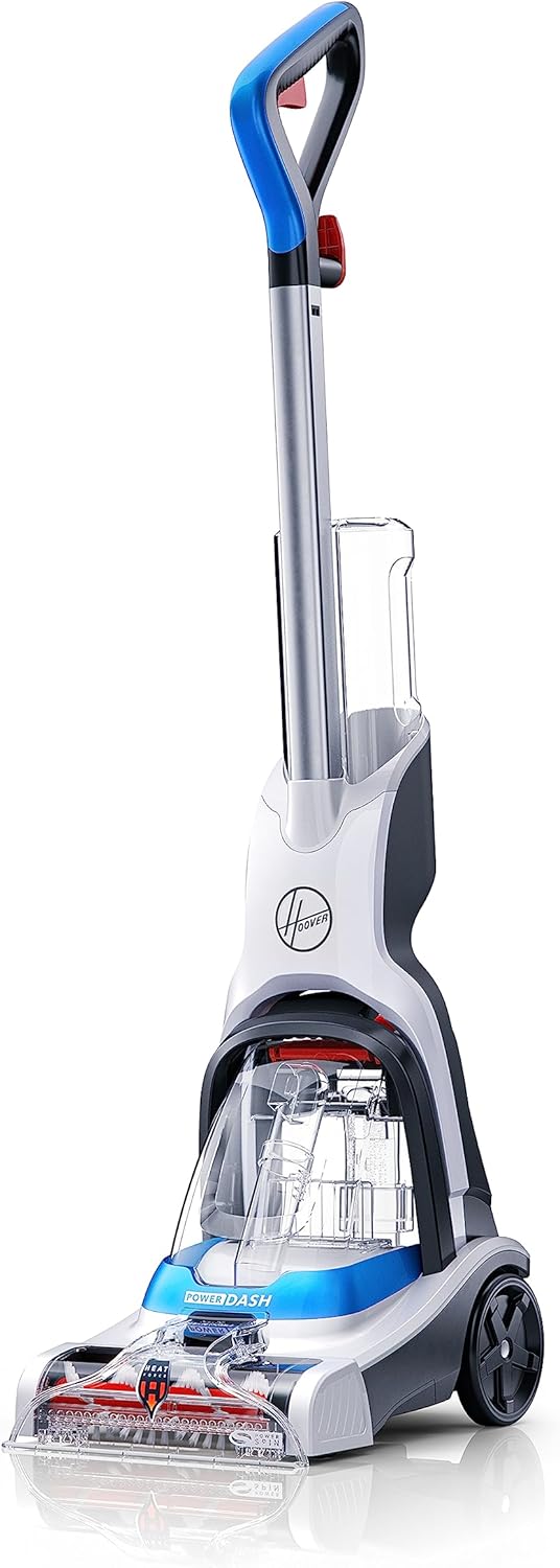 hoover powerdash pet compact carpet cleaner machine, lightweight shown in use