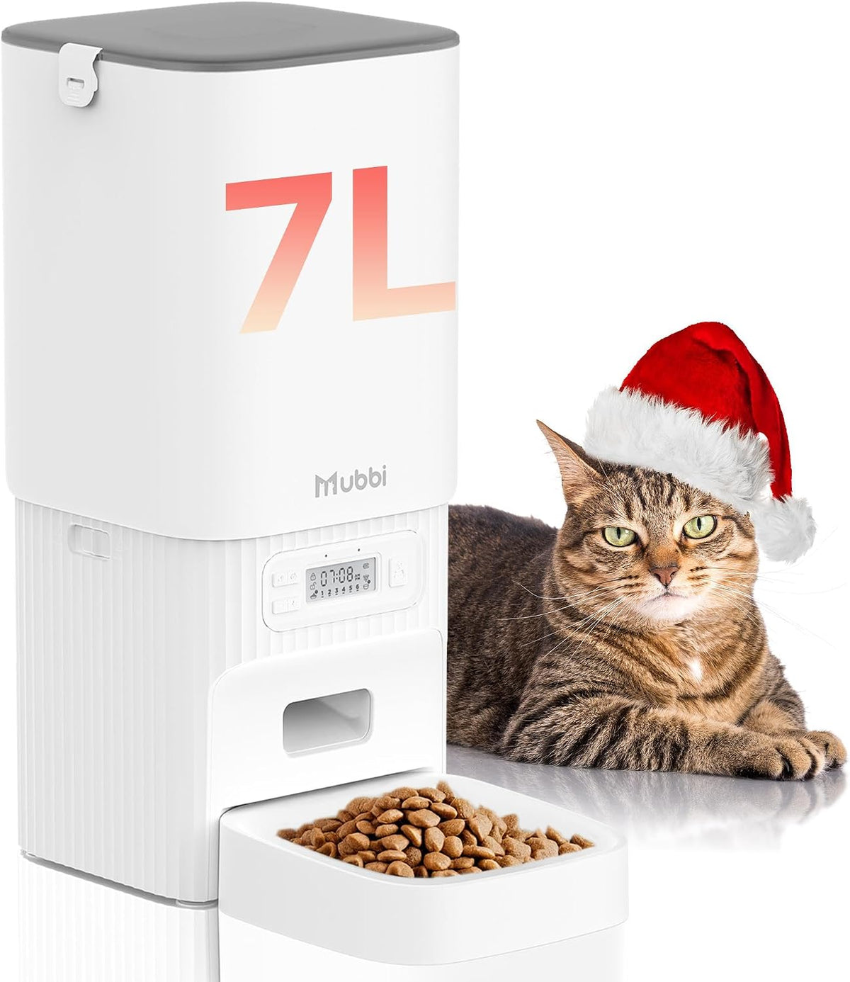 automatic cat feeder - 7l/29 cups cat food, main product view