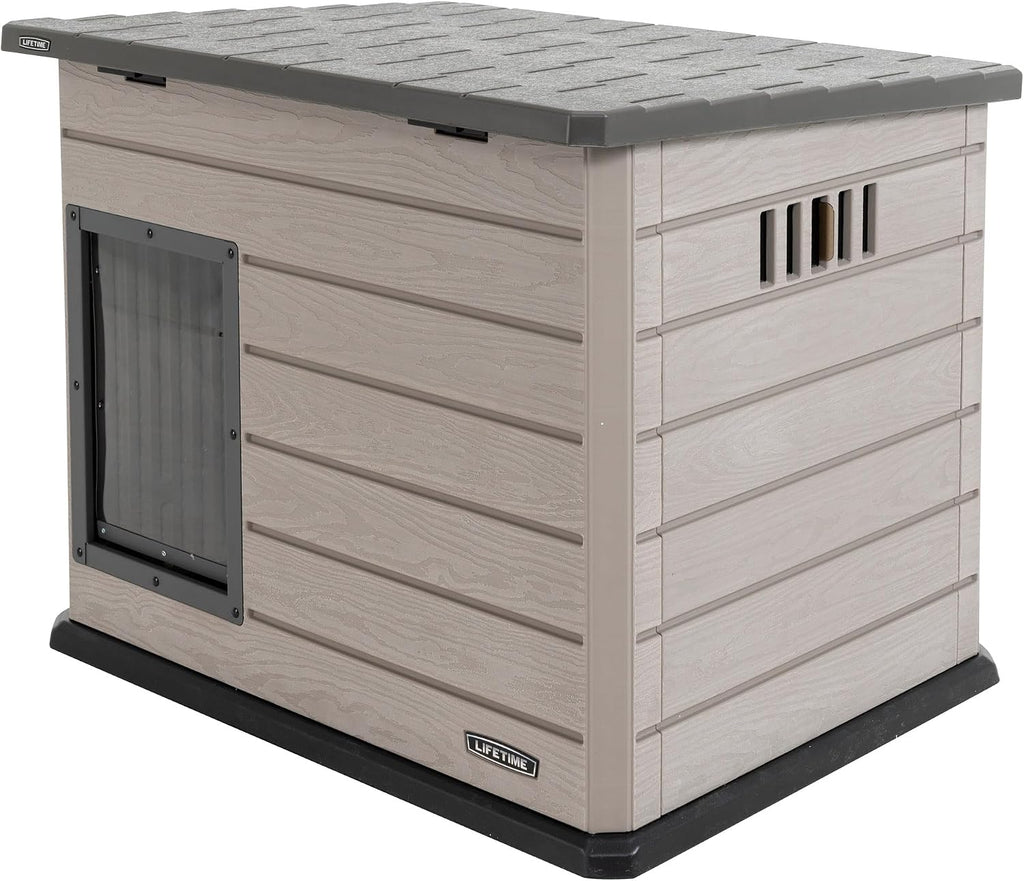 lifetime deluxe dog house, weather protected with adjustable, main product view