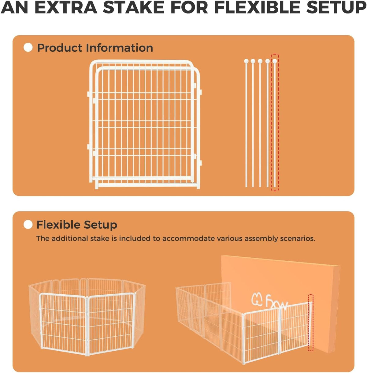 fxw homeplus indoor dog playpen, 32" h, 2, side view