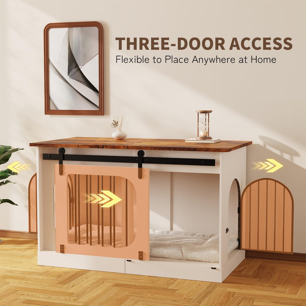 xl dog crate furniture,39.4" decorative dog kennel with, close-up detail